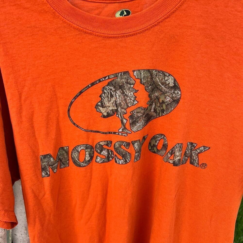 Men’s L Mossy Oak Orange Short Sleeve T-shirt